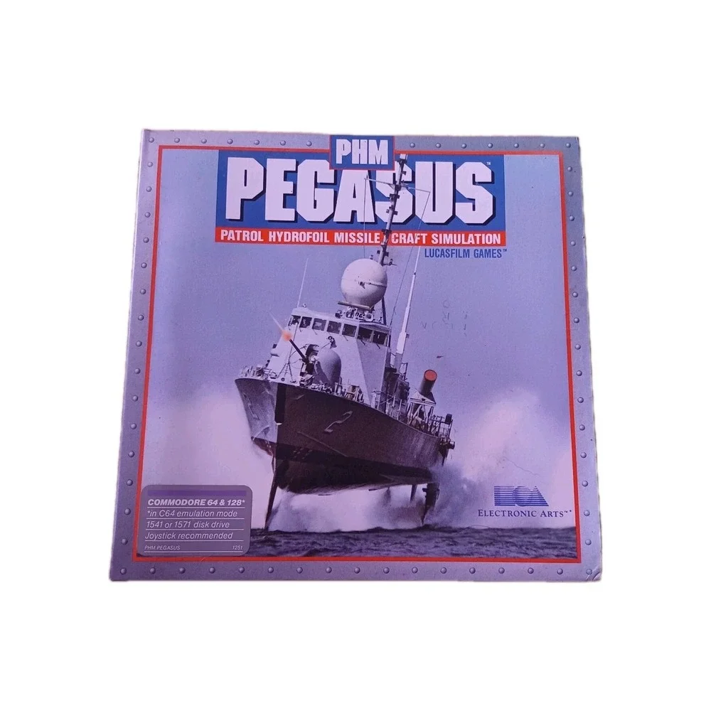 VTG Pegasus Missile Simulation Commodore 64 & 128. Computer game w/manual. *READ